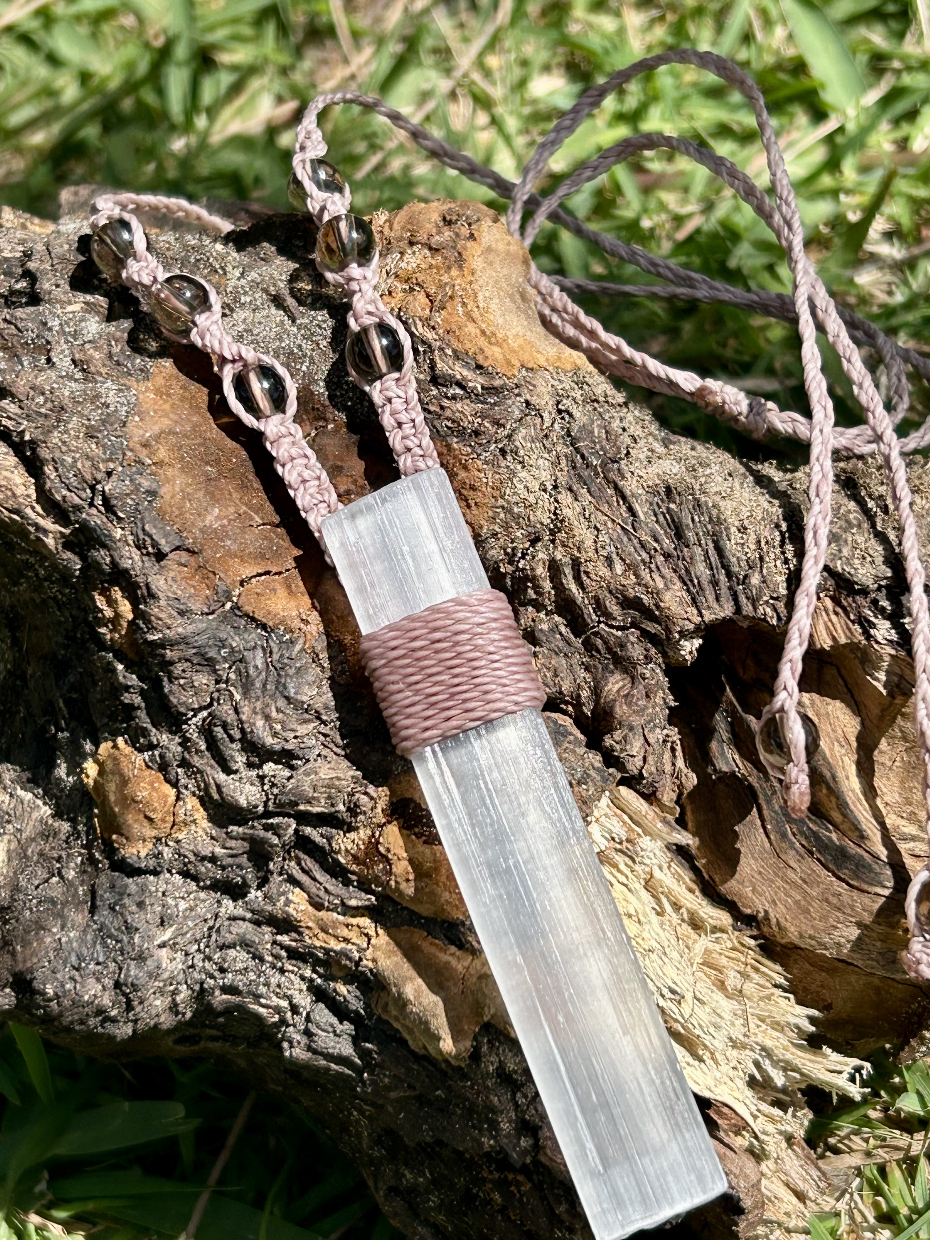 Selenite Necklace