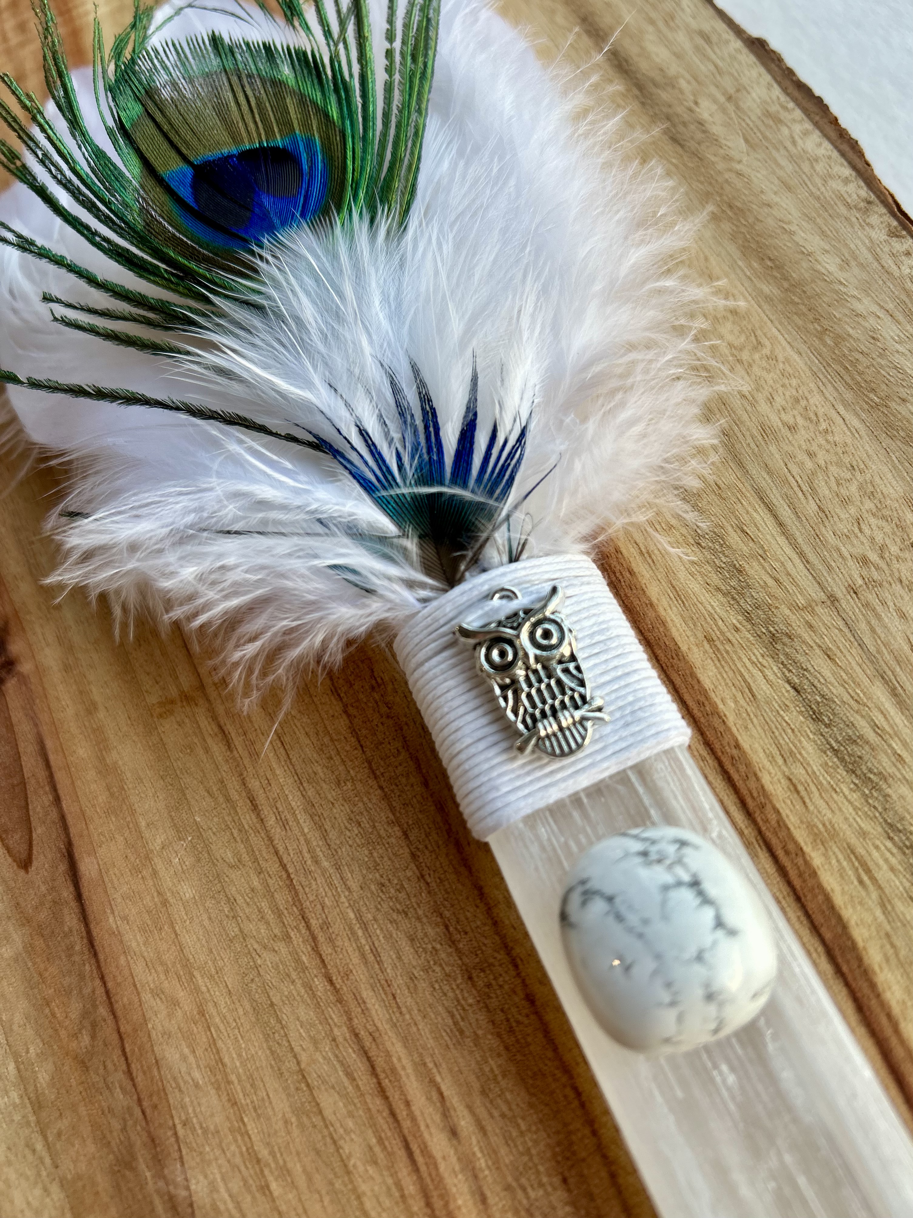 Selenite Healing Wand