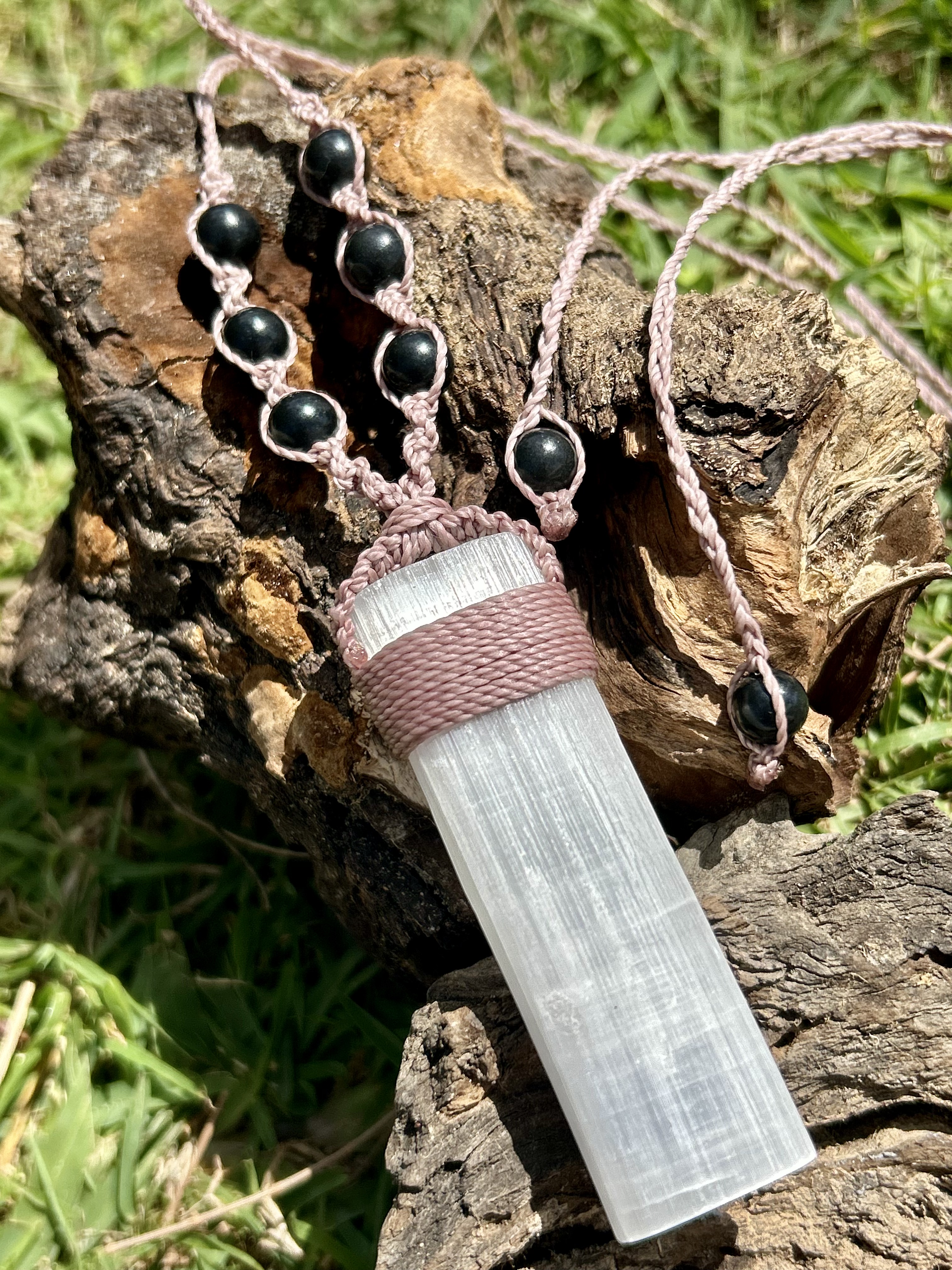 Selenite Necklace