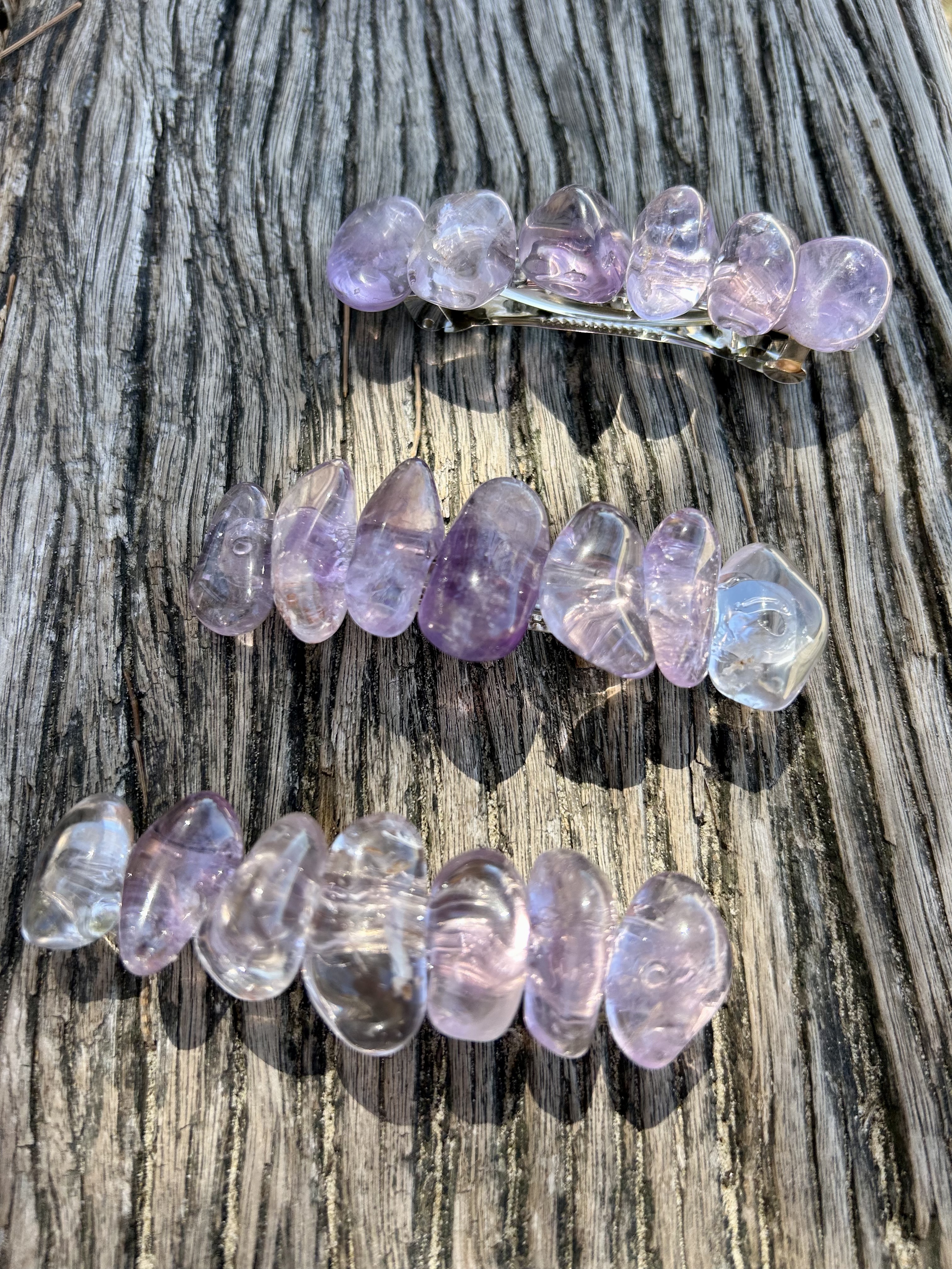 Amethyst Hair Clip