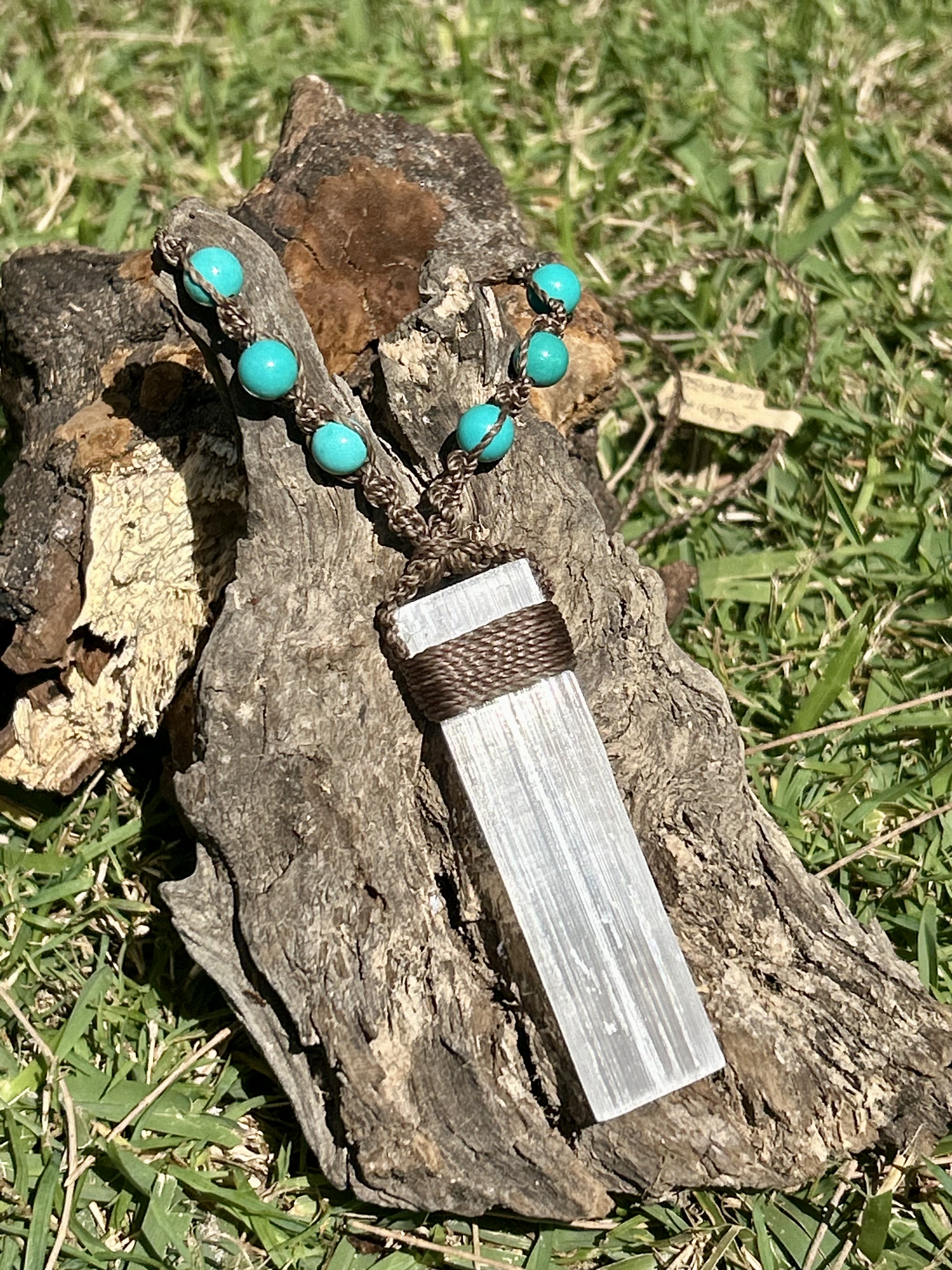 Selenite Necklace