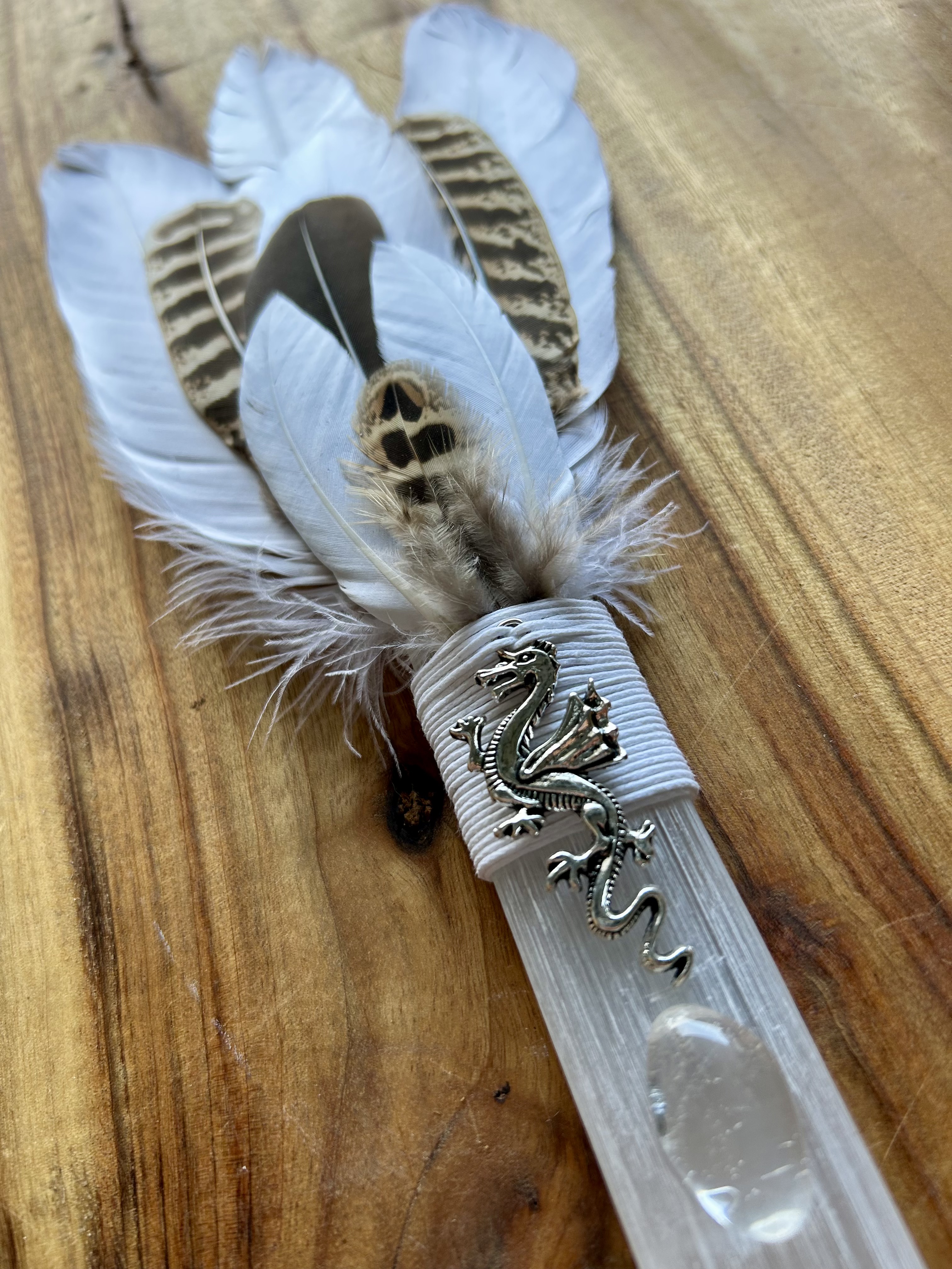 Selenite Healing Wand