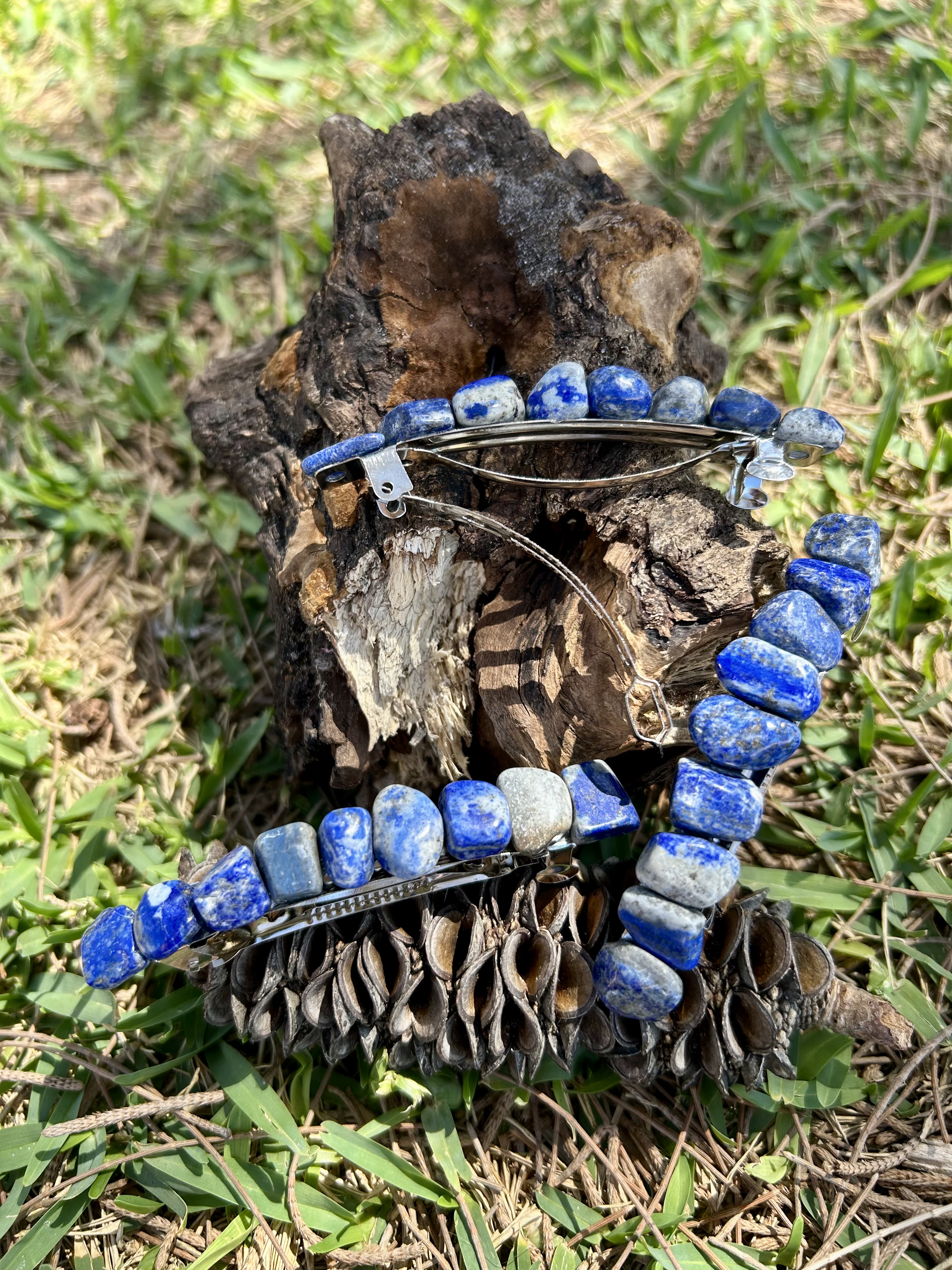 Lapis Lazuli Hair Clip