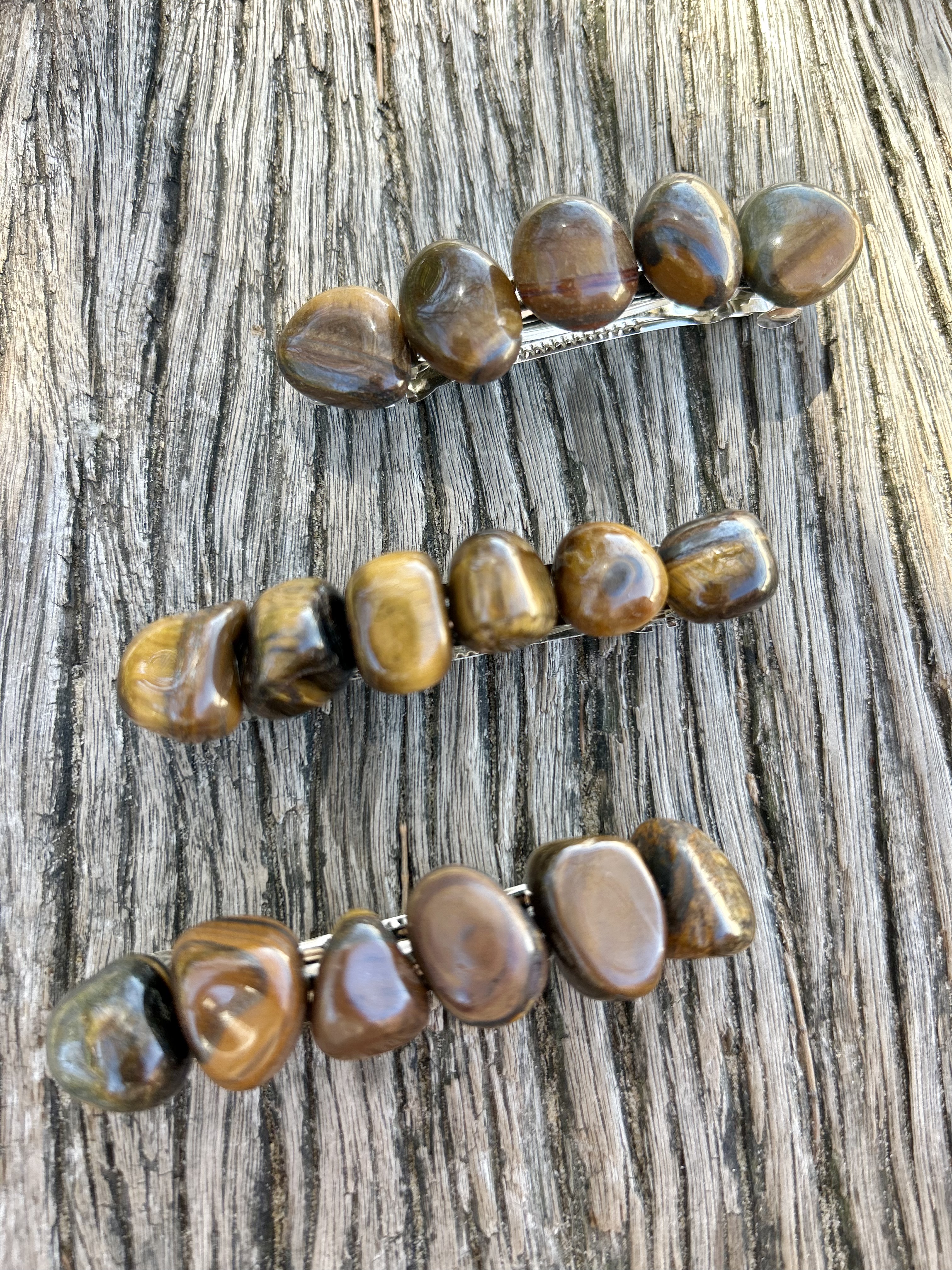 Tiger’s Eye Hair Clip