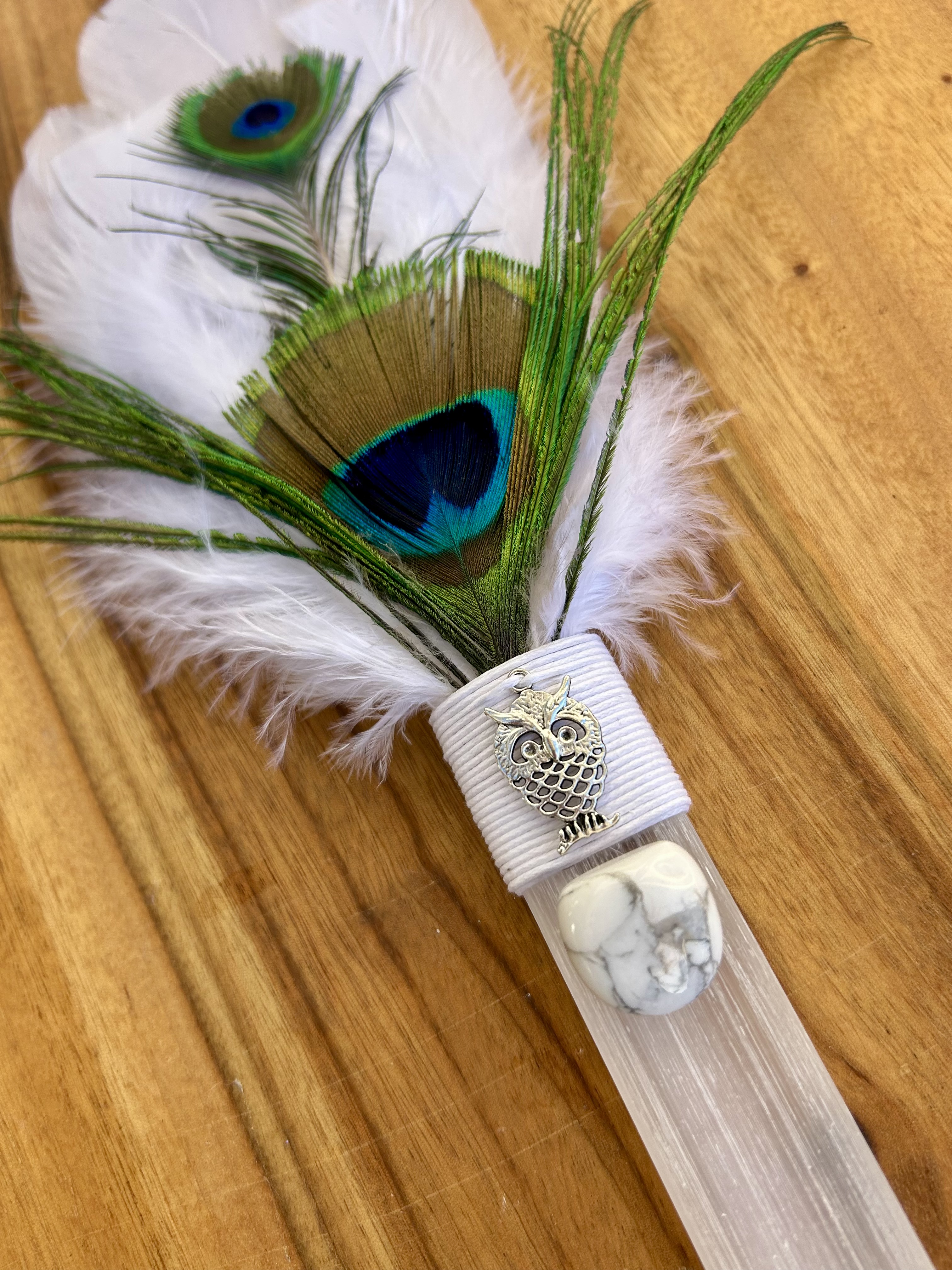Selenite Healing Wand