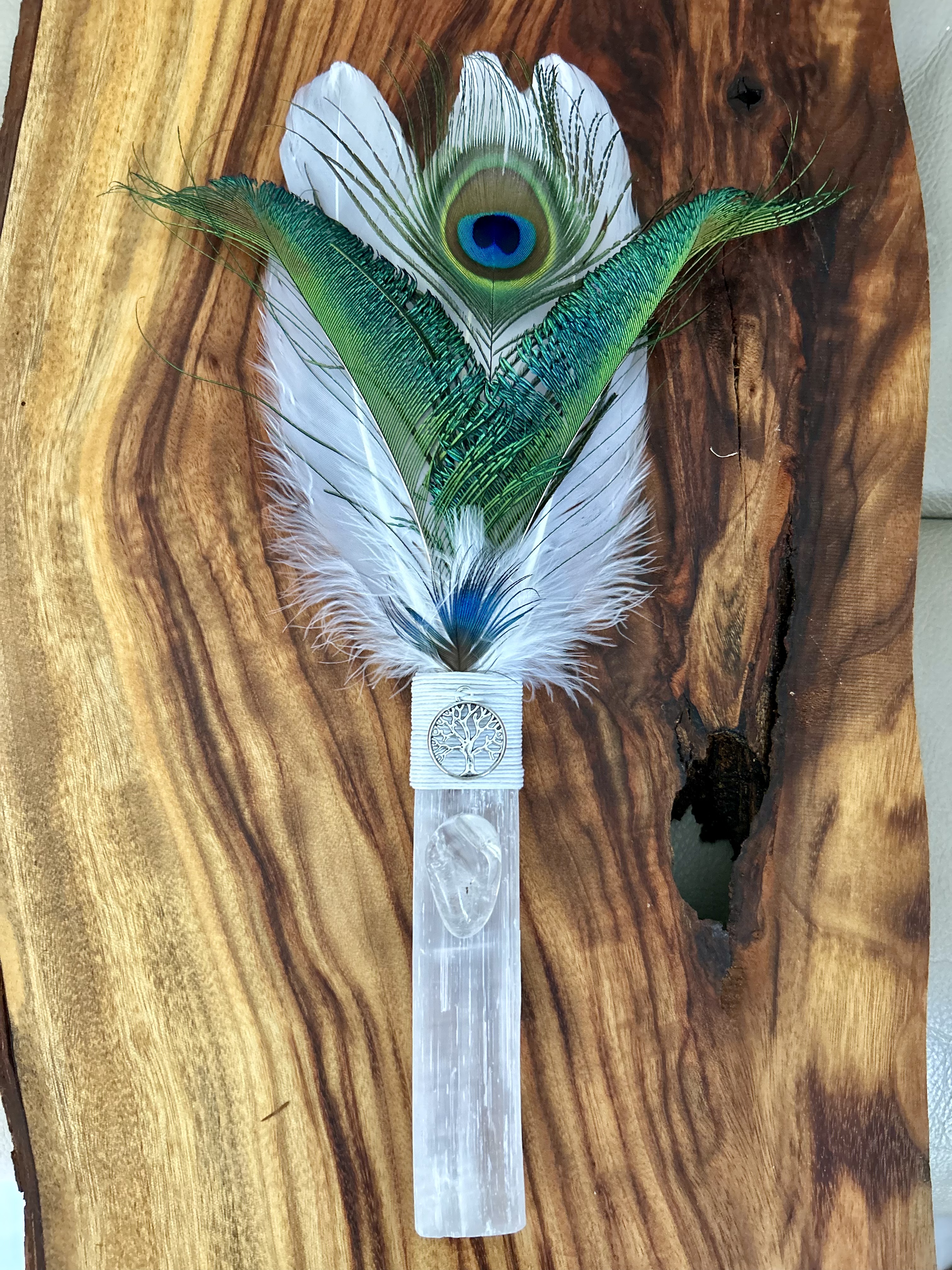 Selenite Healing Wand