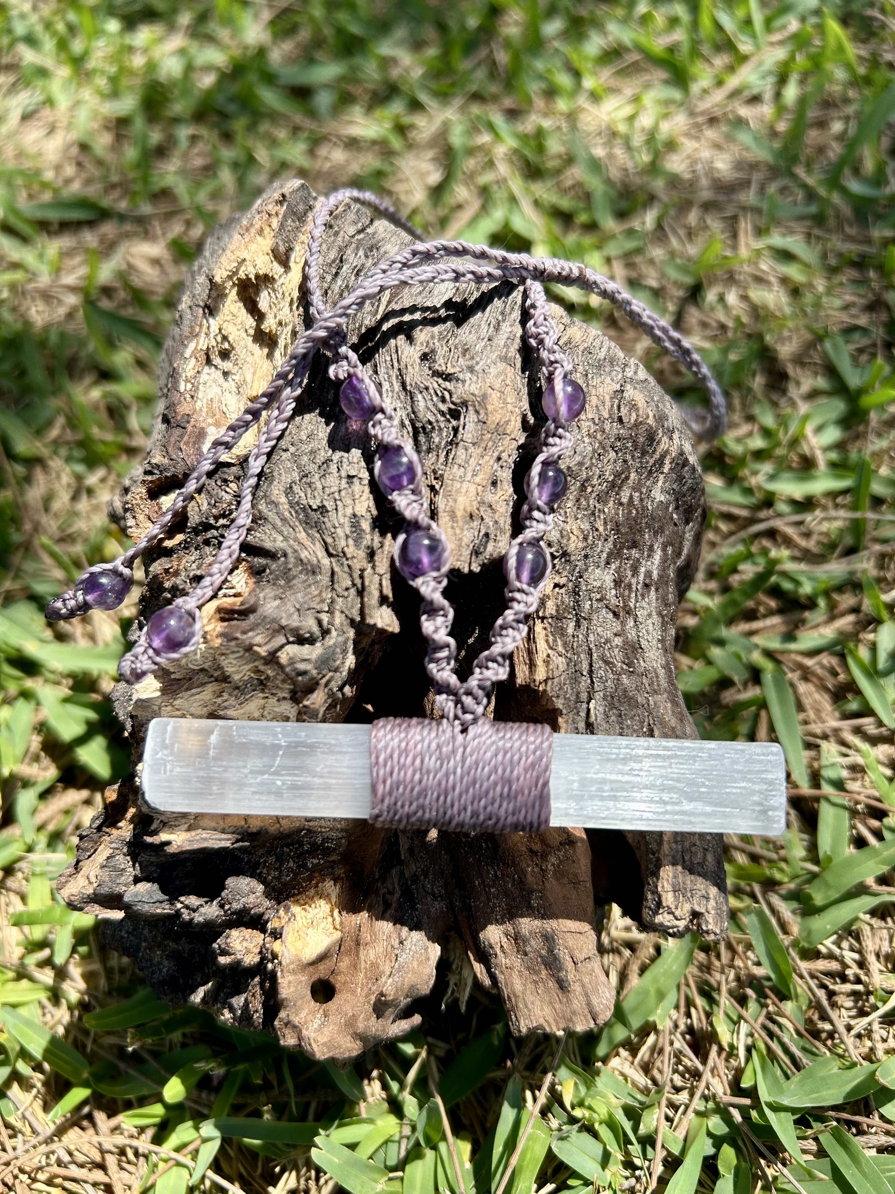 Selenite Necklace
