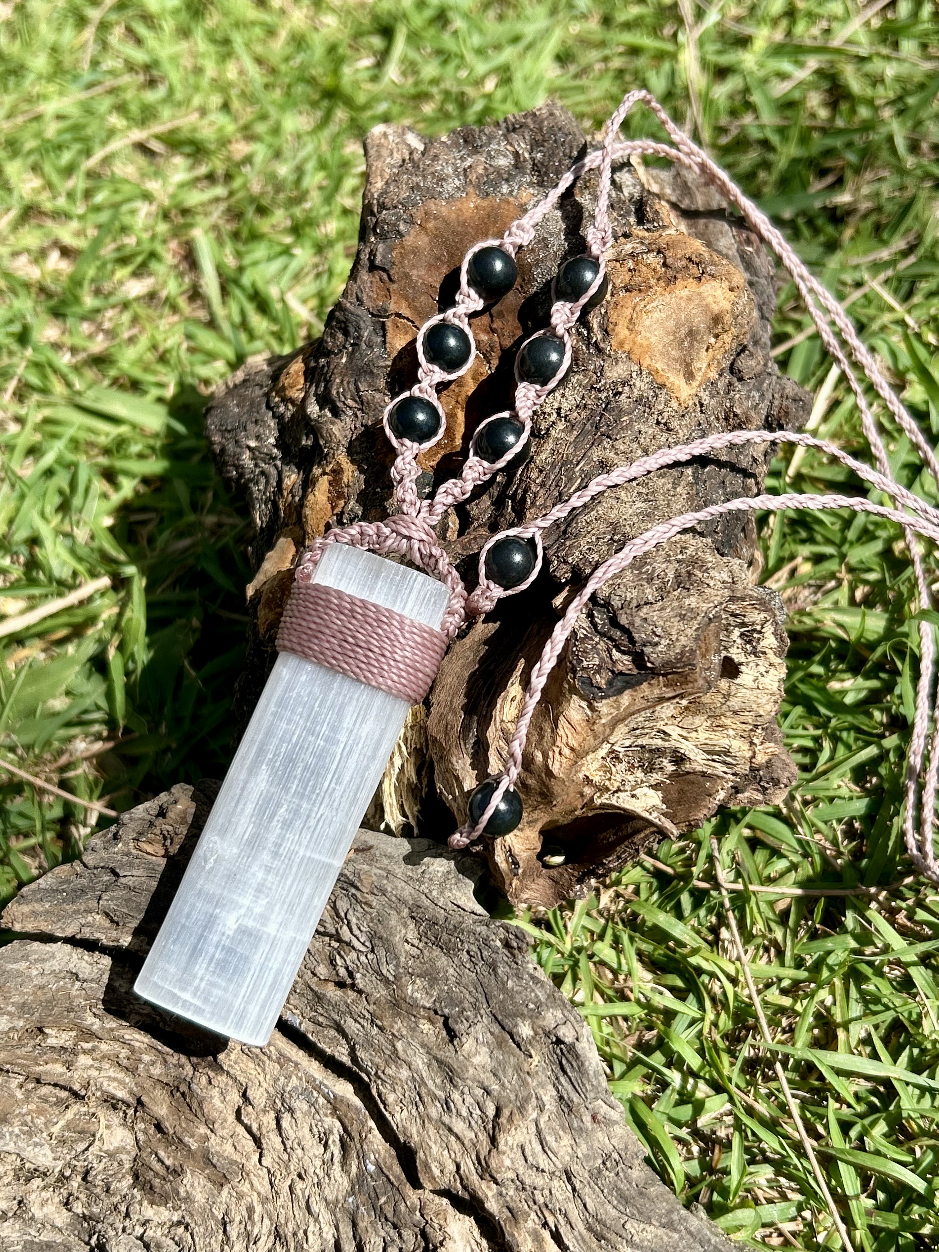 Selenite Necklace
