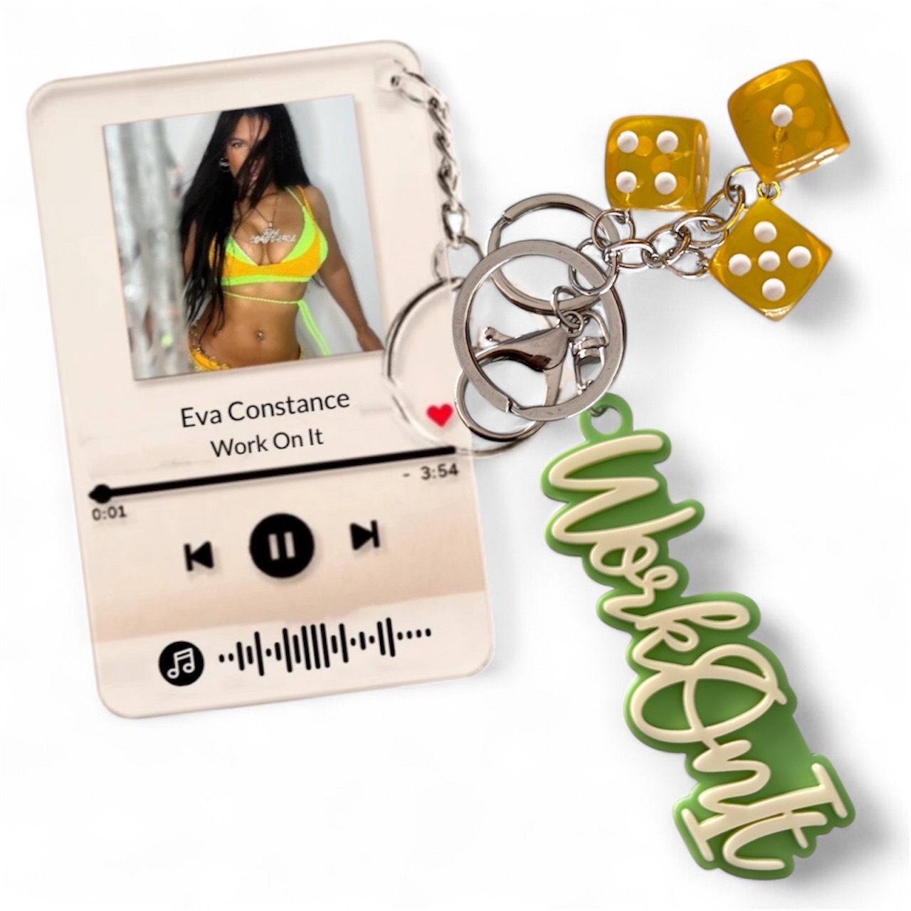 Work On It Keychain 