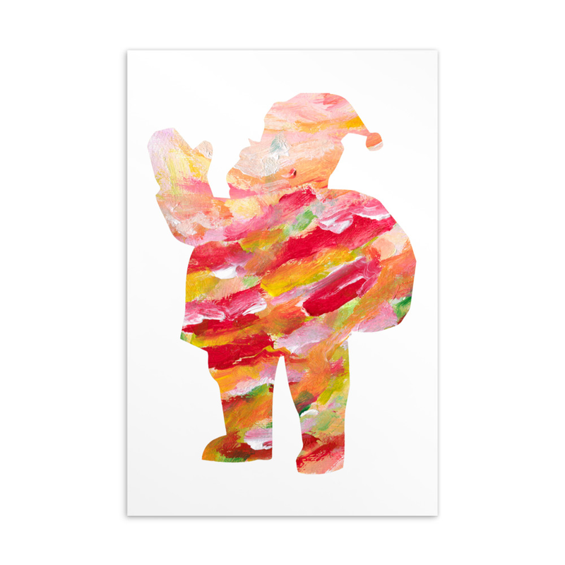 Christmas postcard - Santa 02