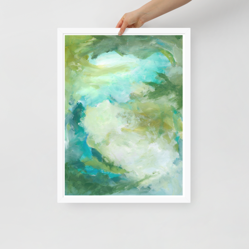 "Another Earth" -print Framed in White