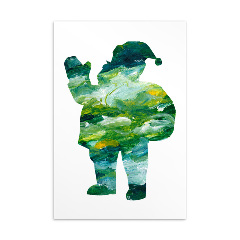 Christmas postcard - Santa 01