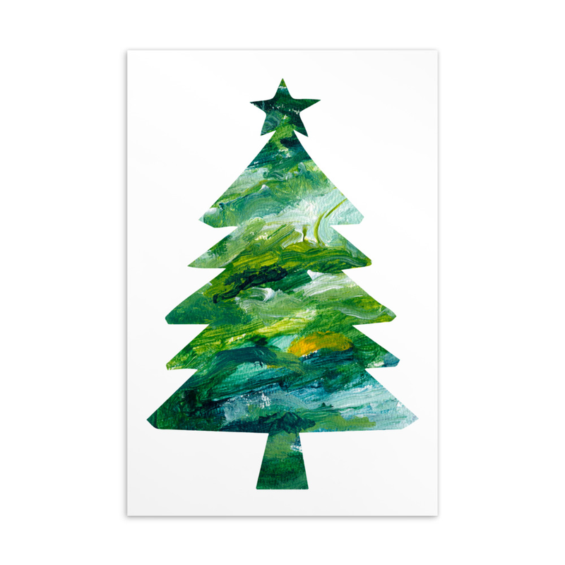 Christmas postcard - Tree 01