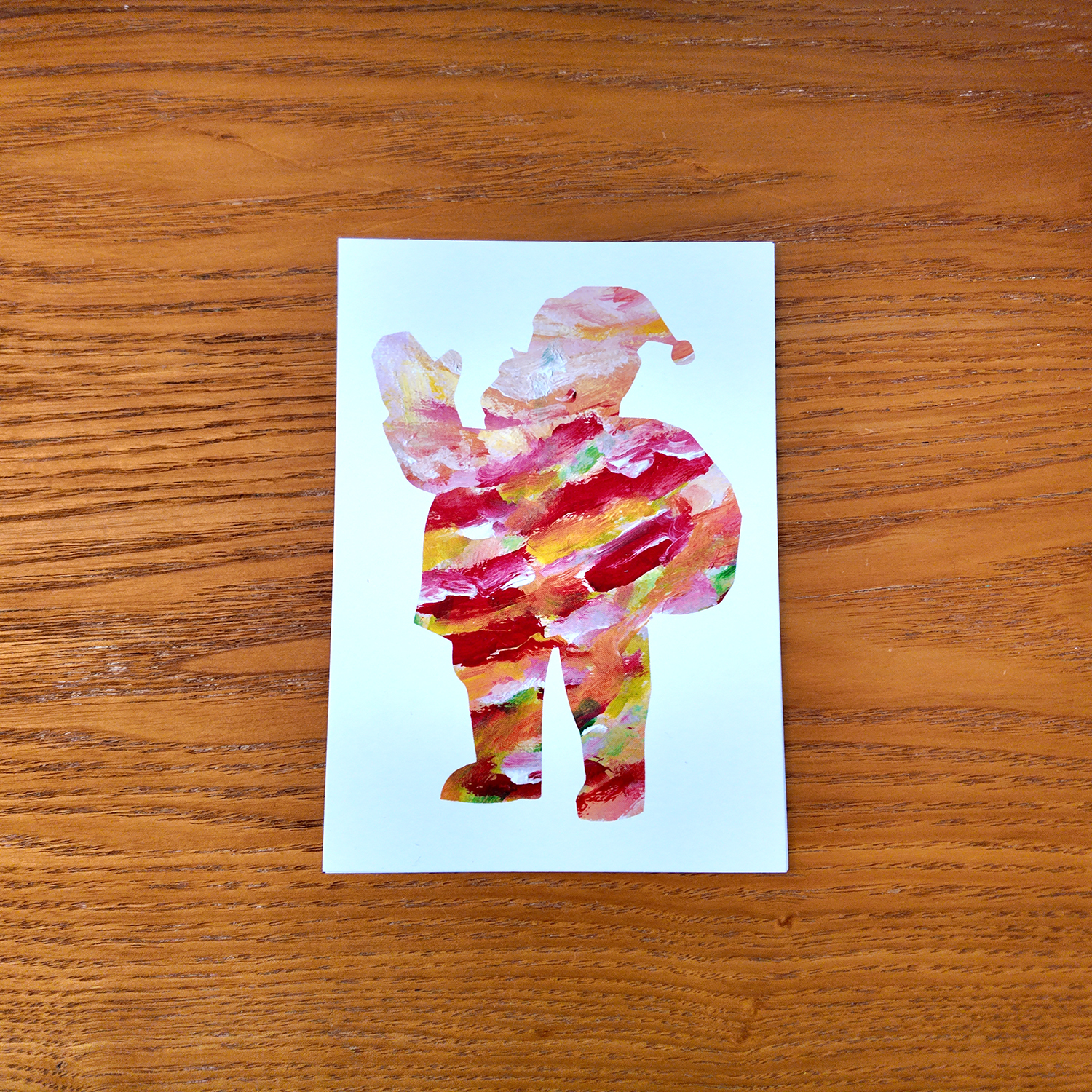 Christmas Card - Santa Claus (red) - Joulukortti