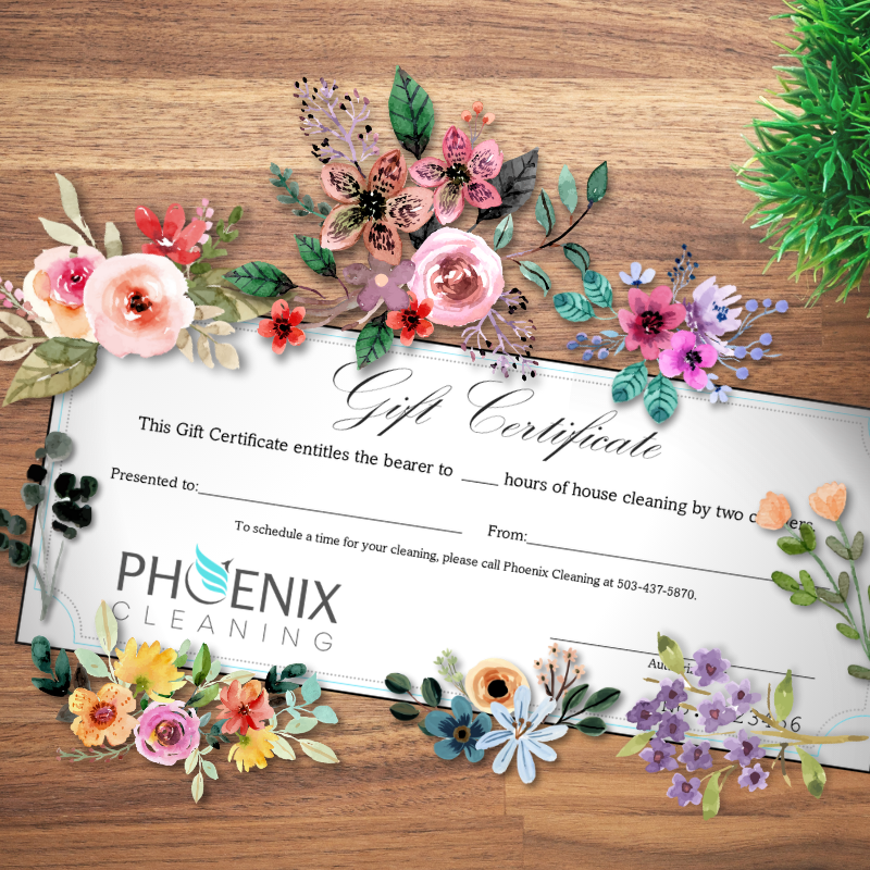 Gift Certificate - 4 Hours With Two Cleaners 