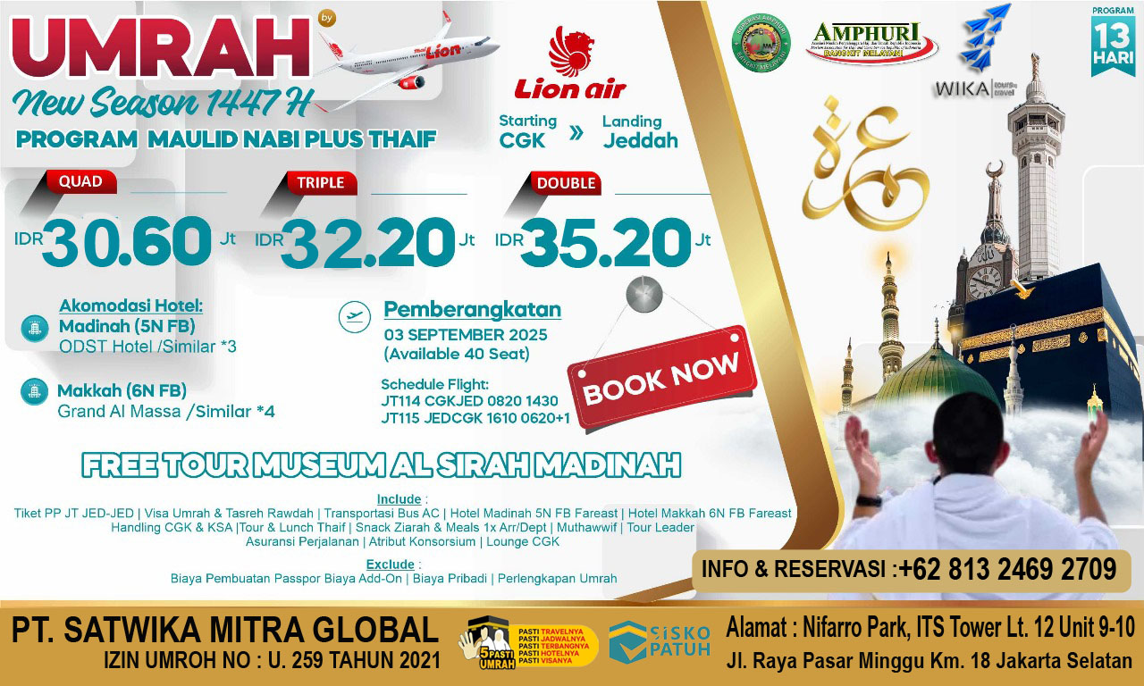 UMRAH PERIODE MAULID NABI