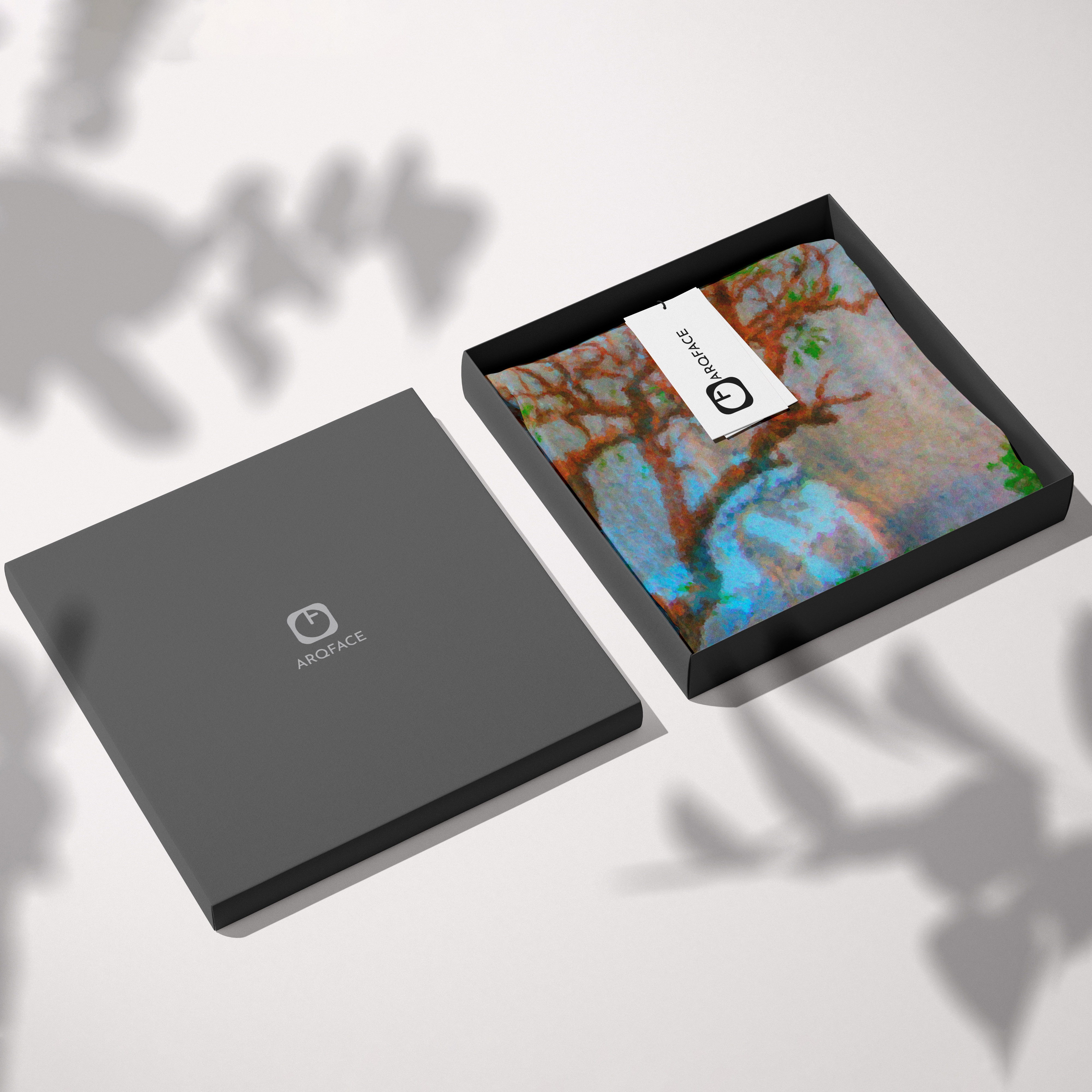 LENÇO PAISAGEM IMAGINÁRIA IV - SEDA TWILL