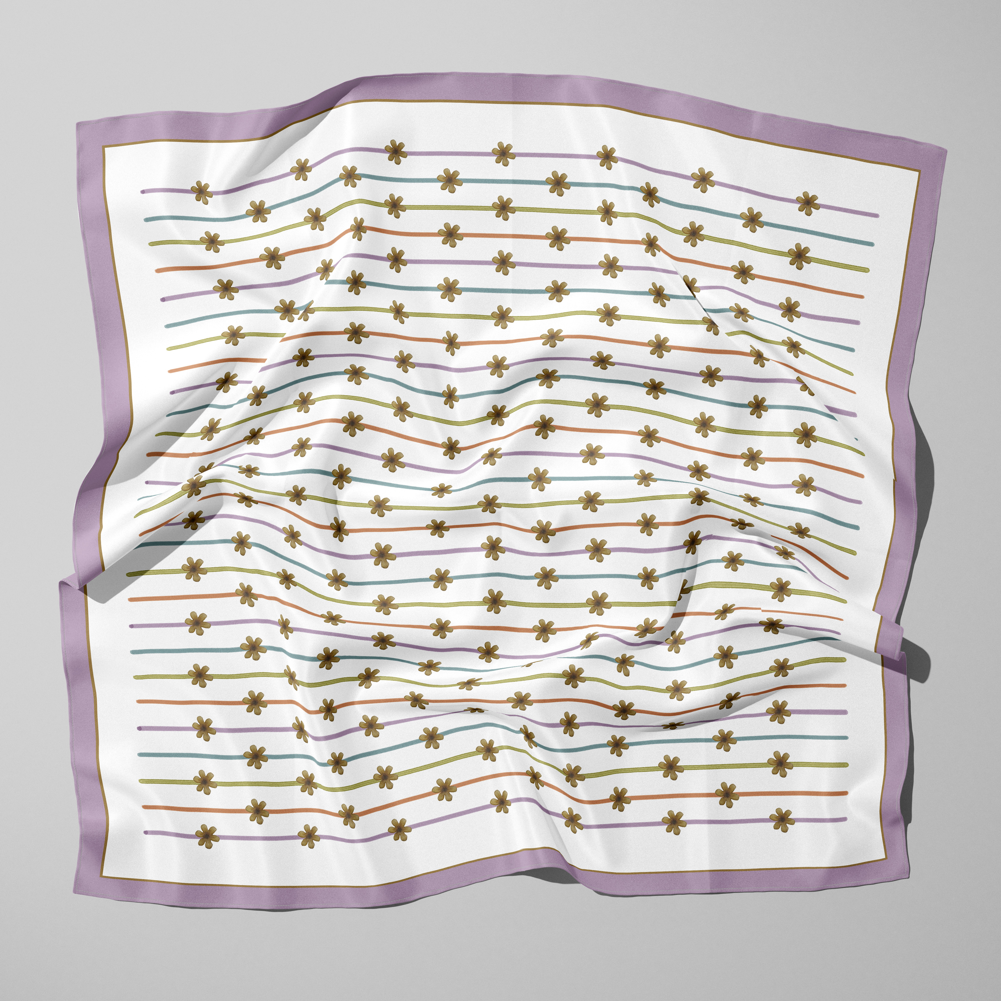 LENÇO SPRING - SEDA TWILL
