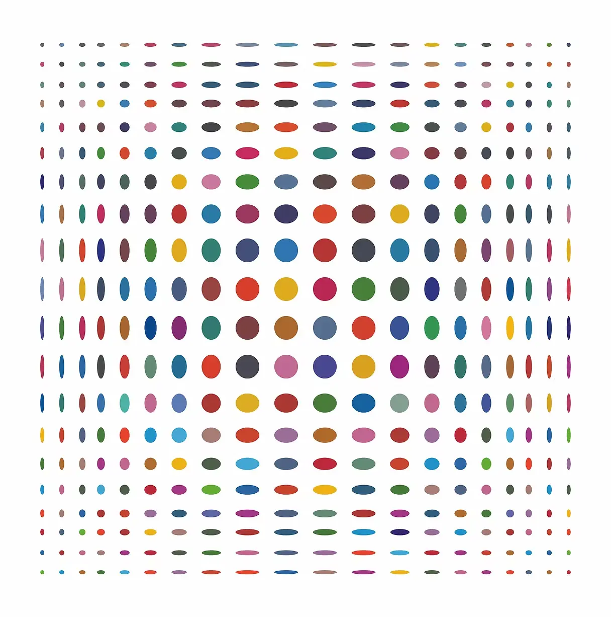 CUADRICULA DE CIRCULOS EN COLORES