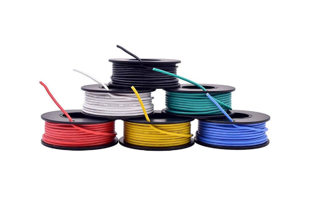 Plusivo 22AWG 6 Colors x 10M 600V Pre-Tinned Hook up Wire Kit – Solid Core