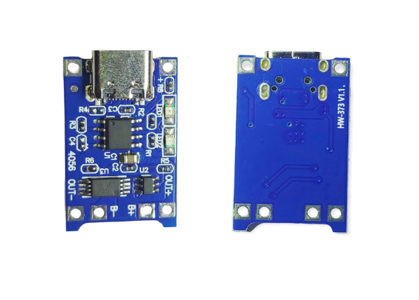 TP4056 Adjustable 1A Li-ion lithium Battery Charging Module with Overcurrent Protection – Type C Port