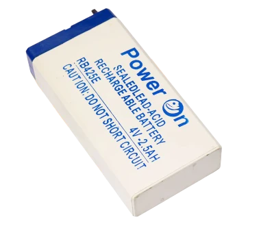 4V 2.5A Rechargeable sealed lead acid battery