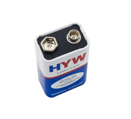 9V 6F22M Hi-Watt Non rechargeable heavy duty battery
