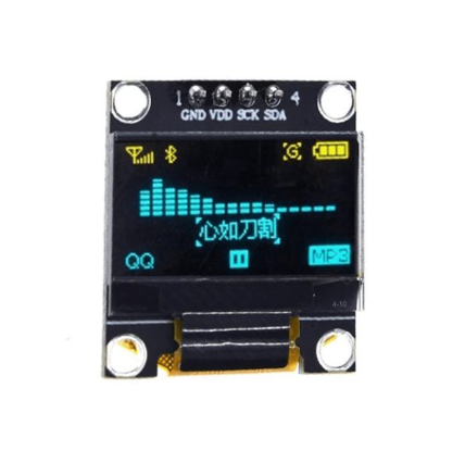 0.96inch-Oled display yellow and blue