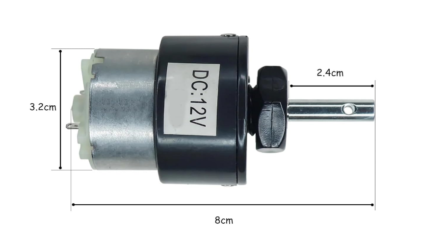 60 rpm Heavy Duty Geared DC Motor