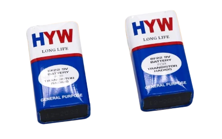 9V 6F22M Hi-Watt Non rechargeable heavy duty battery