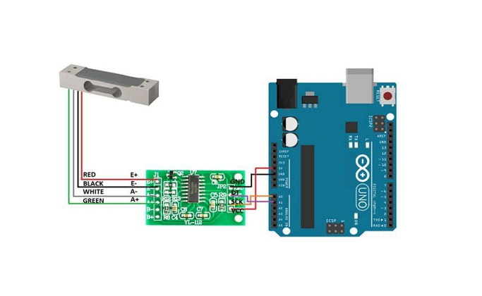 HX711 Dual-Channel 24 Bit Precision A/D weight Pressure Sensor
