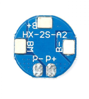 HX-2S-A2 Circular 2S 8.4V BMS 18650 Lithium Battery Protection Plate - Round