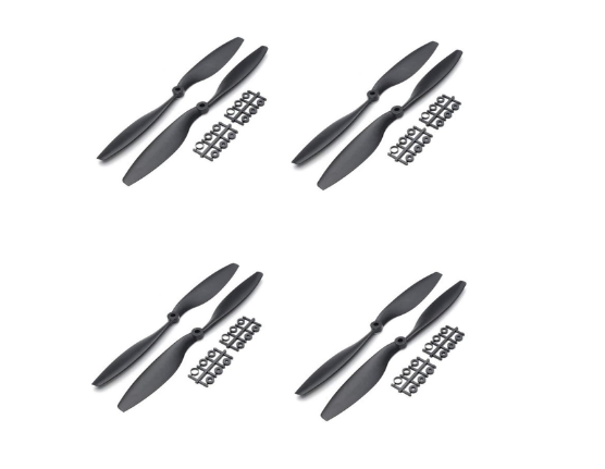 Propeller 10 x 4 - Black