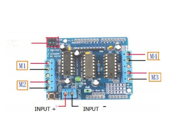 L293D Motor Driver/Servo Shield for Arduino