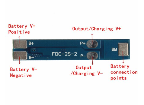 2S 3A Li-ion Lithium Battery 7.4V 8.4V 18650 Charger Protection Board Module
