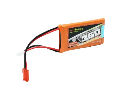 Orange 3.7V 360mAh 30C 1S Lithium Polymer Battery Pack