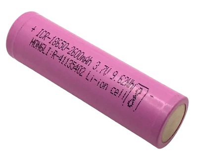 3.7v 2600 mah li-ion cell - 18650