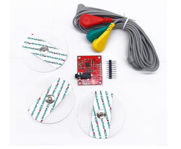 Heart Rate Monitor Kit with AD8232 ECG sensor module – Good Quality