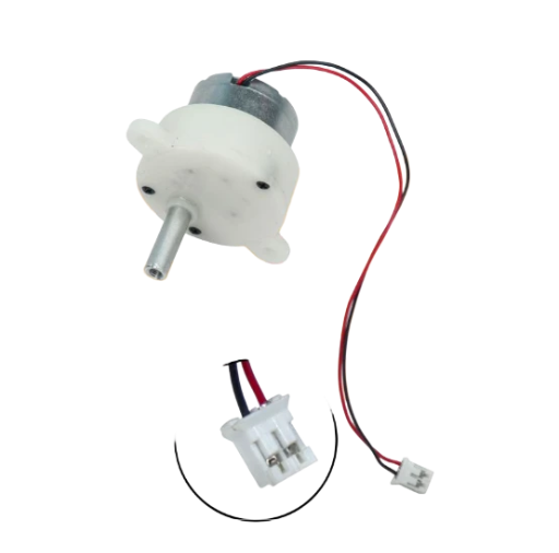 DC Motor, High Speed Shaft Centre Electric Gearbox Motor 2-Wire Connecting