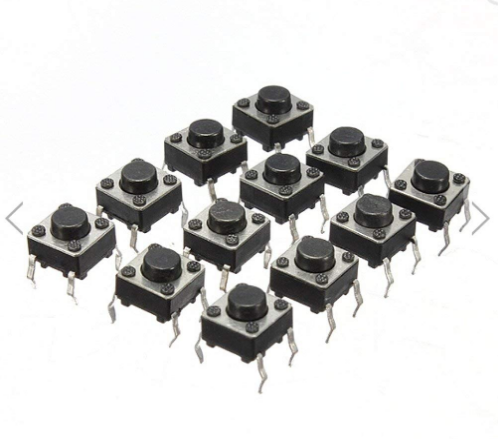 6 x 6 x 5mm Push Button Small