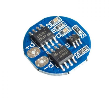 HX-2S-A2 Circular 2S 8.4V BMS 18650 Lithium Battery Protection Plate - Round