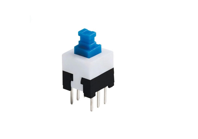 6 Pin DPDT Self-Lock lock Push Switch