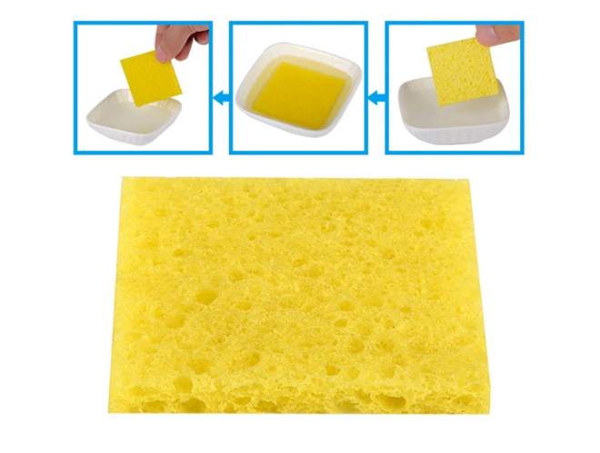 Soldering cleaning sponge