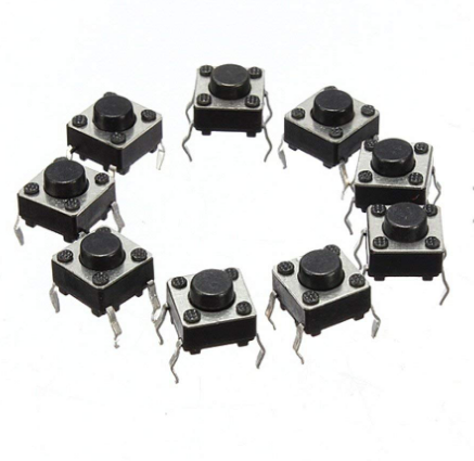 6 x 6 x 5mm Push Button Small