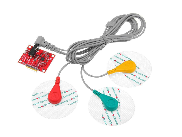 Heart Rate Monitor Kit with AD8232 ECG sensor module – Good Quality