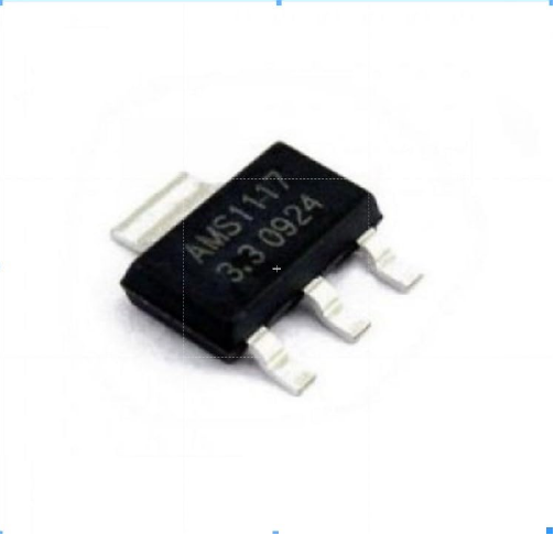 AMS1117-3.3V, 1A, SOT-223 Voltage Regulator IC