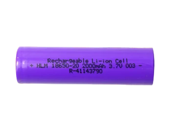 3.7v 2000 mah li-ion cell - 18650