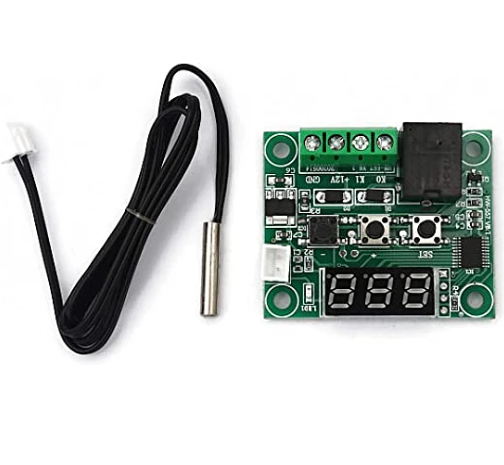 XH-W1219 12V Digital Display Temperature Controller Module with NTC Waterproof Temperature Sensor
