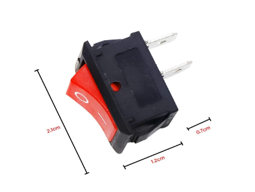 On-Off Rectangle Rocker Switch