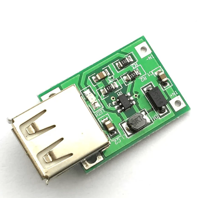 Mini DC-DC Boost Converter 0.9V-5V to 5V 600MA USB Output charger Step-Up Power Module